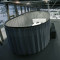 Sound curtain OFFICE with outer layers of WOOLSERGE OFFICE on track system TRUMPF 95 with FRICTION-DRIVE OFFICE.<br>Schmelzle & Partner, Hallwangen / Germany 